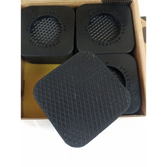 Set Of 4 Sandflow Steadylizer Anti Vibration Pads Washing Machine Foot Pads - Picture 3 of 7